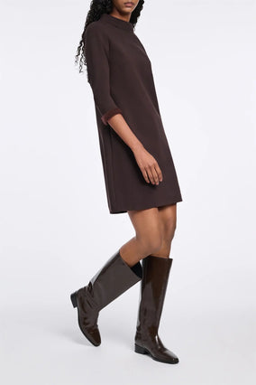 EMOTIONAL ESSENCE DRESS- DARK CHOCOLATE