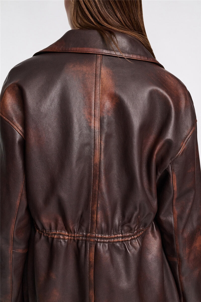 SLEEK STATEMENT LEATHER JACKET