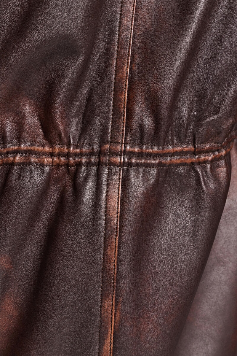 SLEEK STATEMENT LEATHER JACKET