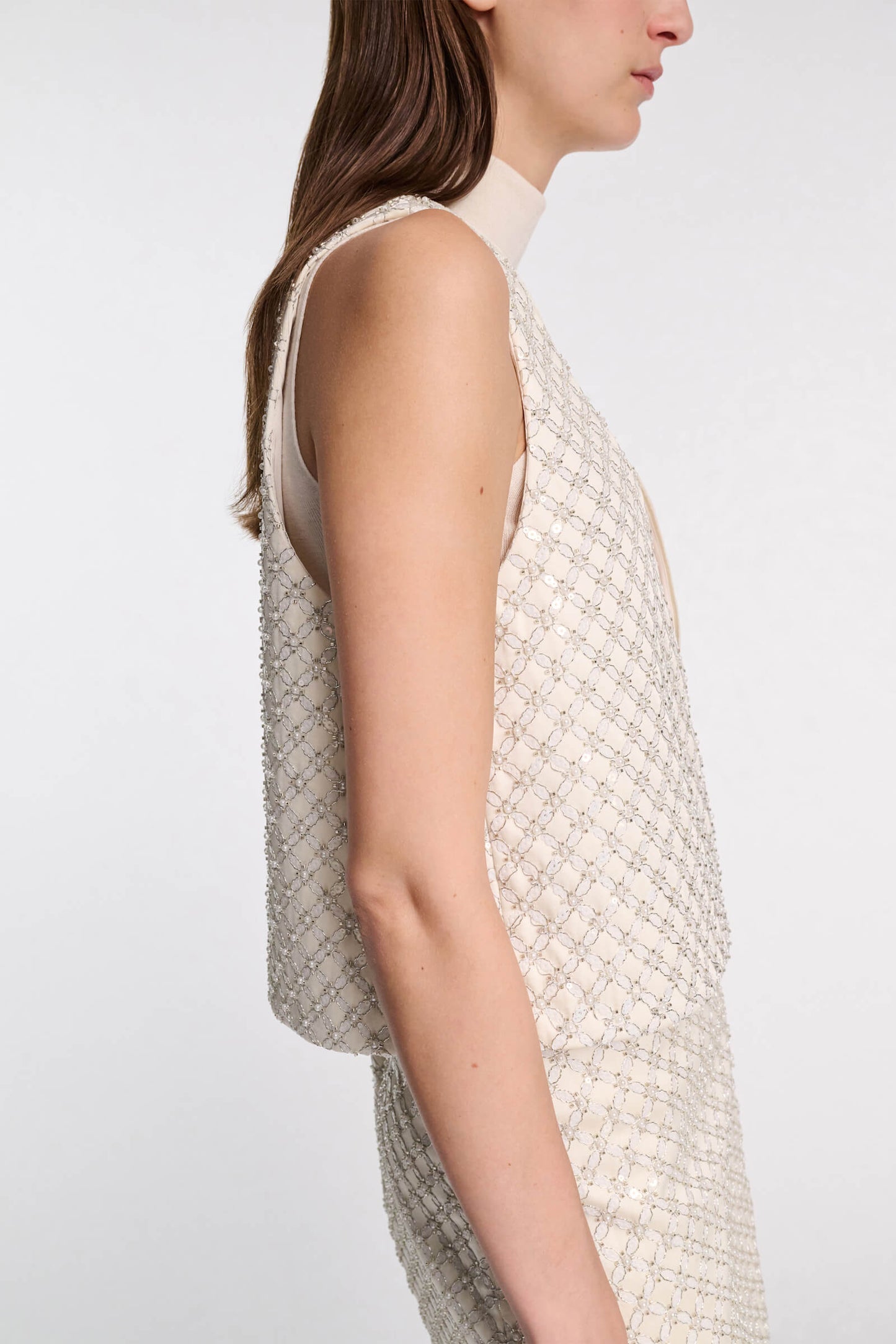 SPARKLING STATEMENT PEARL TOP