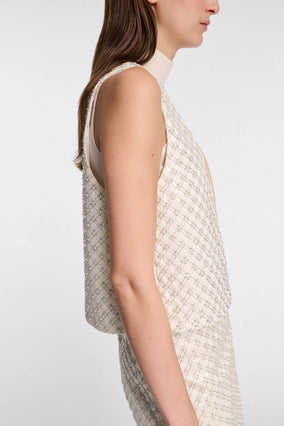 SPARKLING STATEMENT PEARL TOP