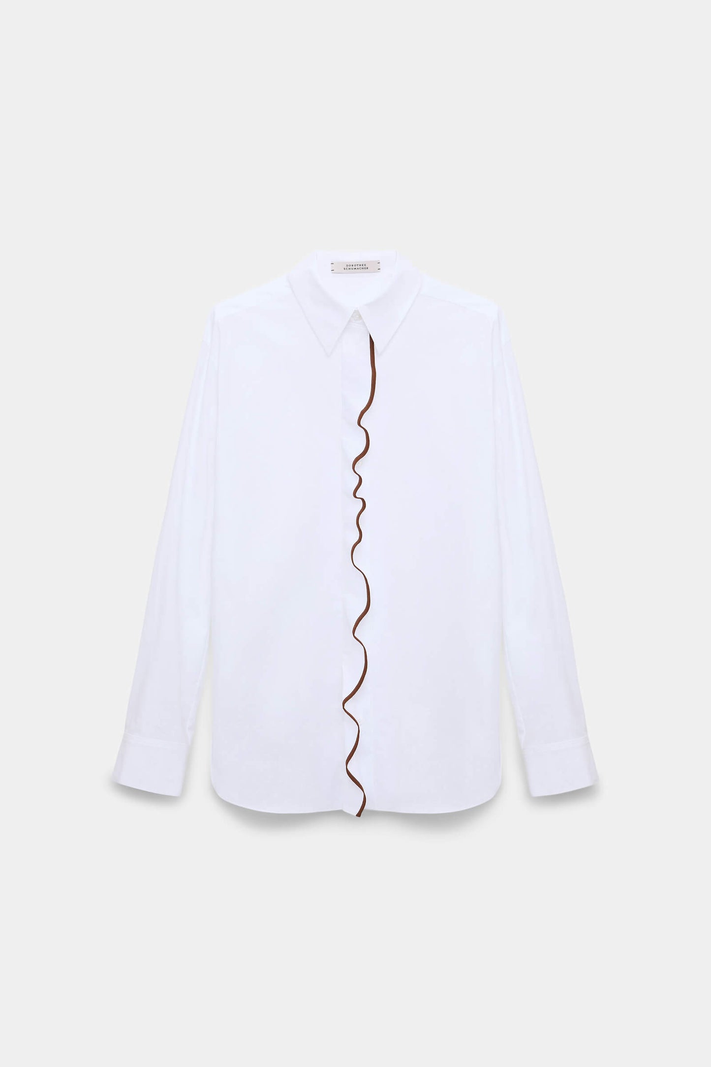 PURE POWER BLOUSE- WHITE/TERRA