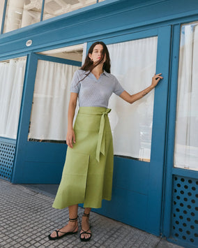 HUDSON SKIRT-ASPARAGUS