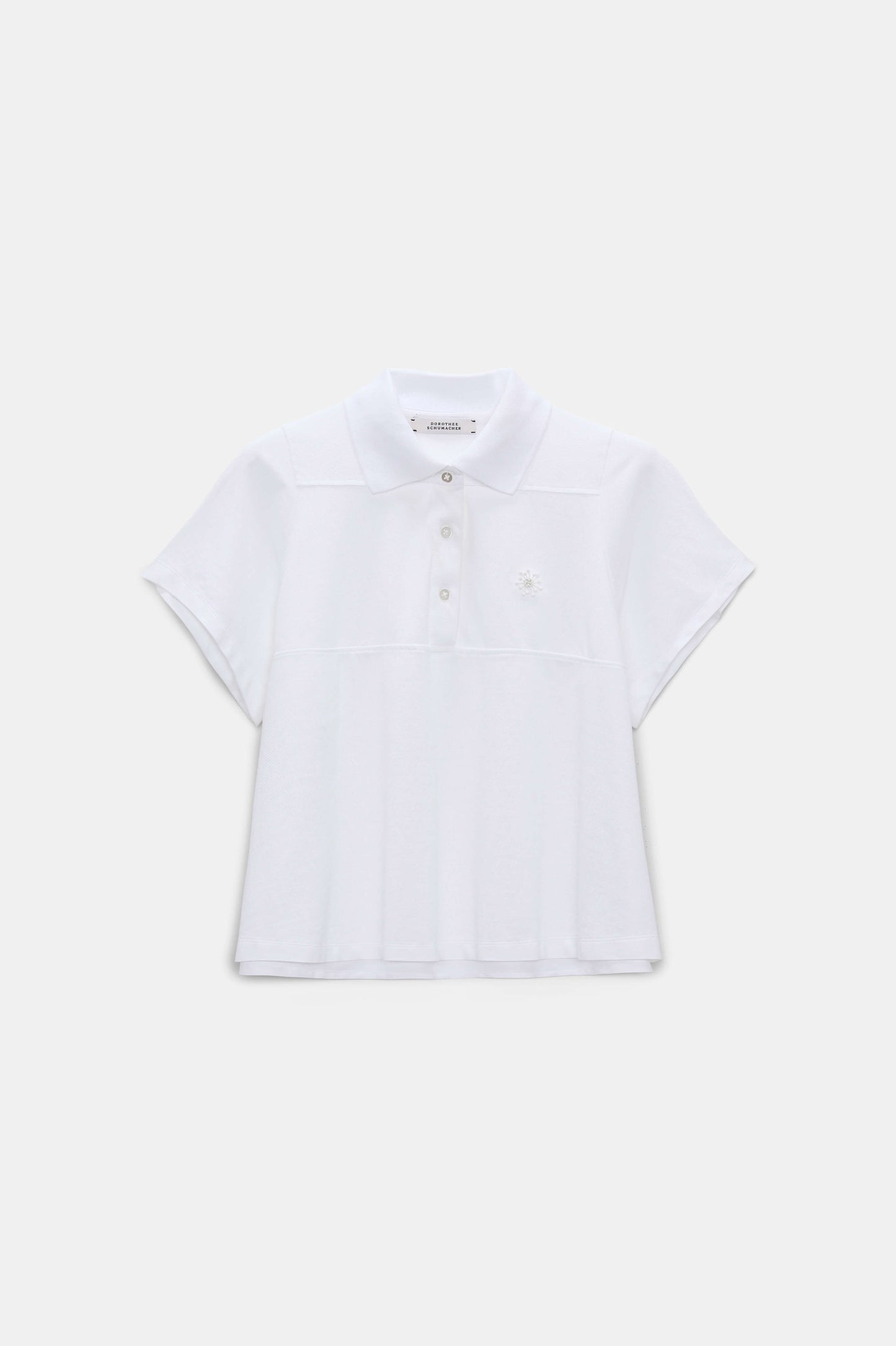 SPORTY ROMANCE SHIRT- PURE WHITE