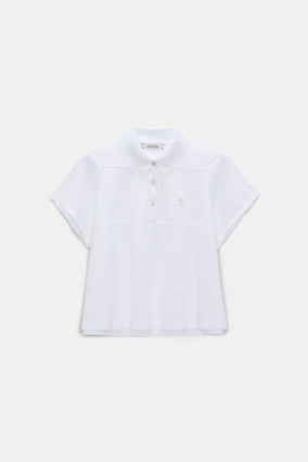 SPORTY ROMANCE SHIRT- PURE WHITE