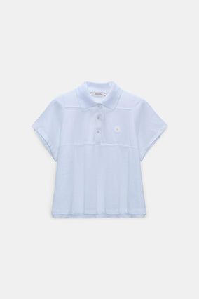 SPORTY ROMANCE SHIRT- SKY