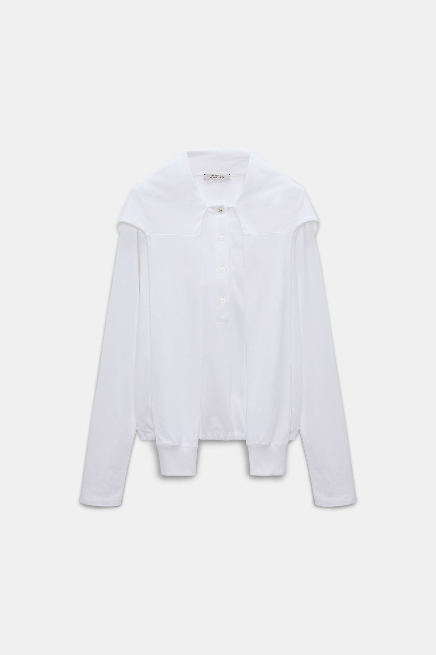 SPORTY ROMANCE SHIRT- WHITE