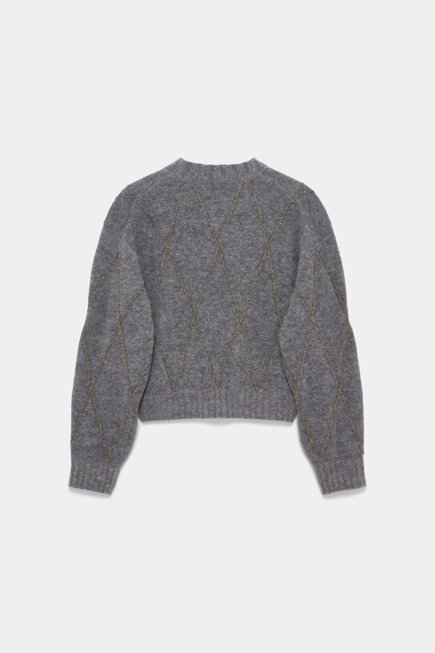 BOLD STRUCTURES PULLOVER- GREY