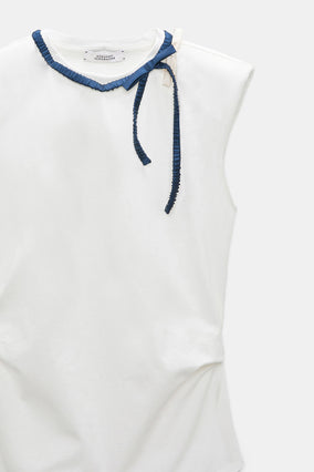 FEMININE FAVORITES TOP- ECRU