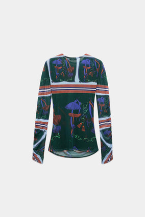 COLORFUL WILD FUNGHI SHIRT