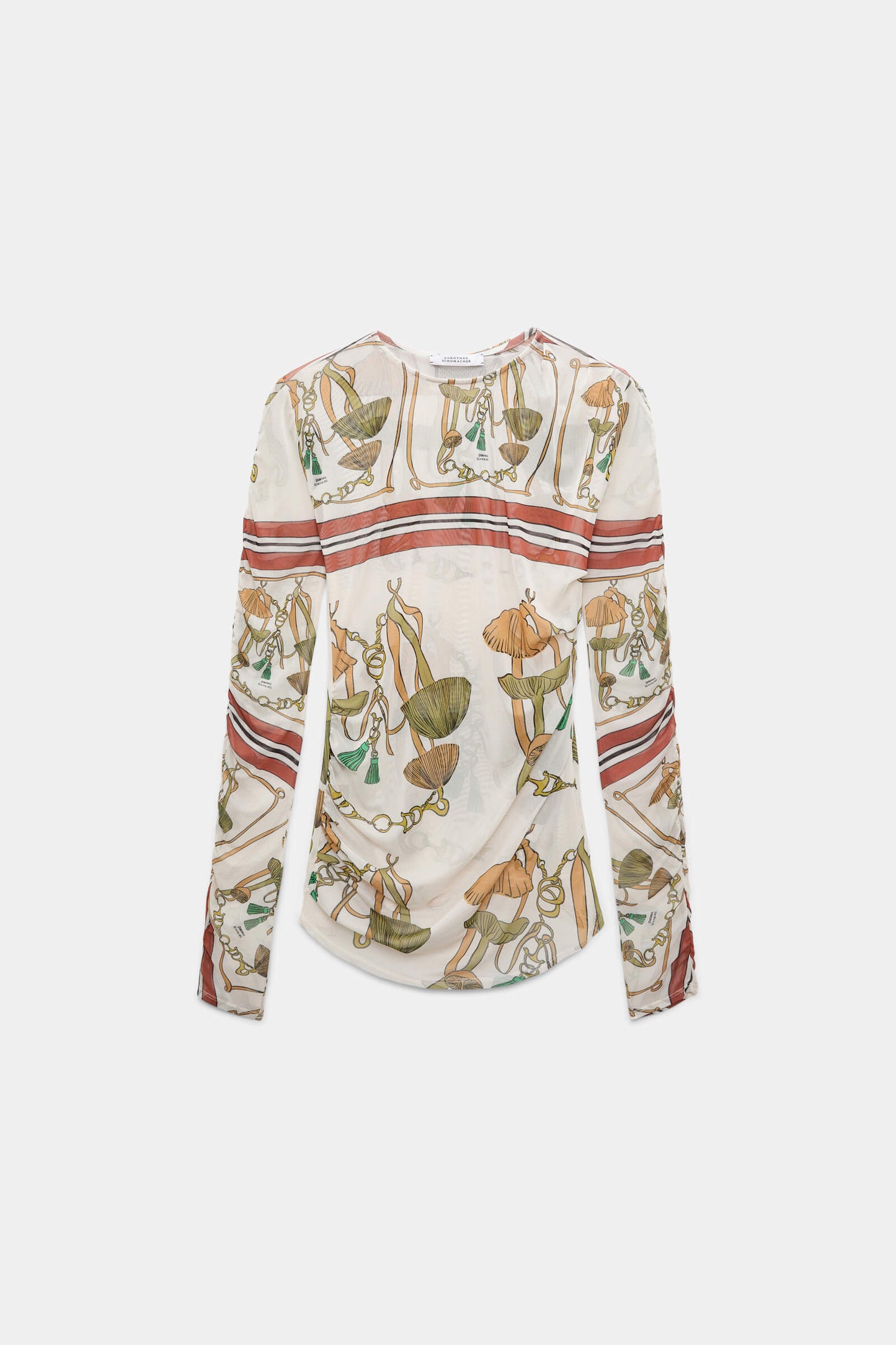 BROWN WILD FUNGHI SHIRT