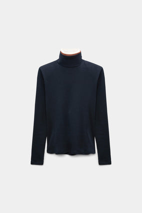 COLORFUL FAVORITES SHIRT- NAVY/RUST