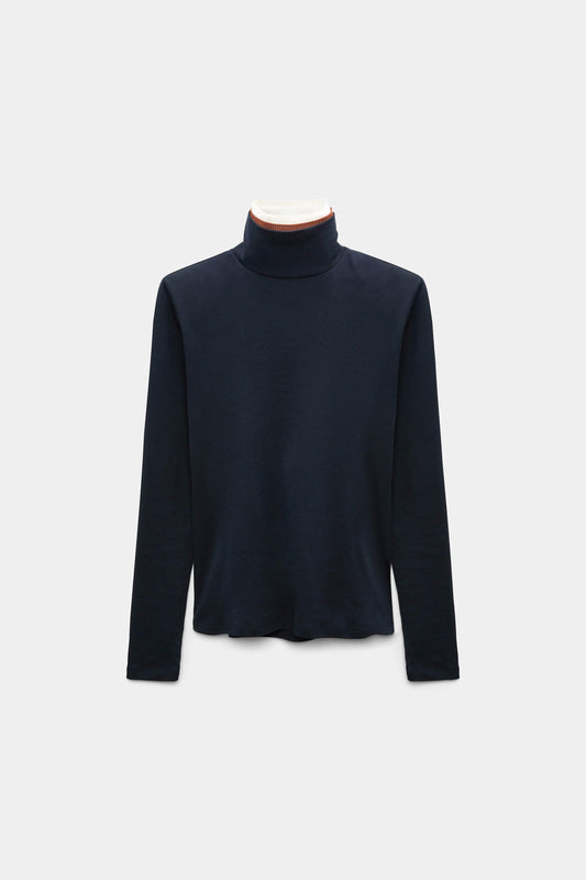 COLORFUL FAVORITES SHIRT- NAVY/RUST