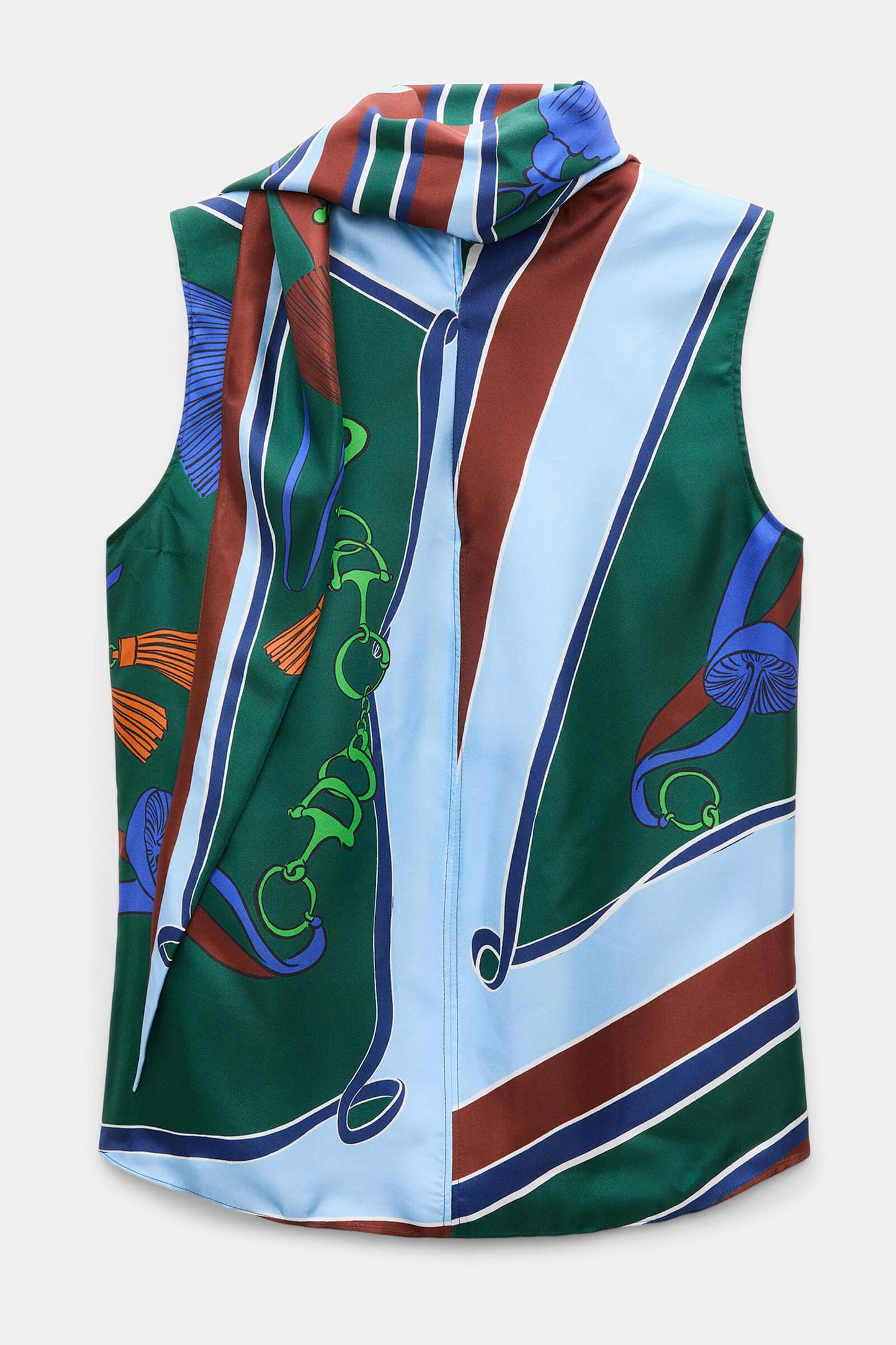 SLEEVELESS COSMIC FUNGHI TOP