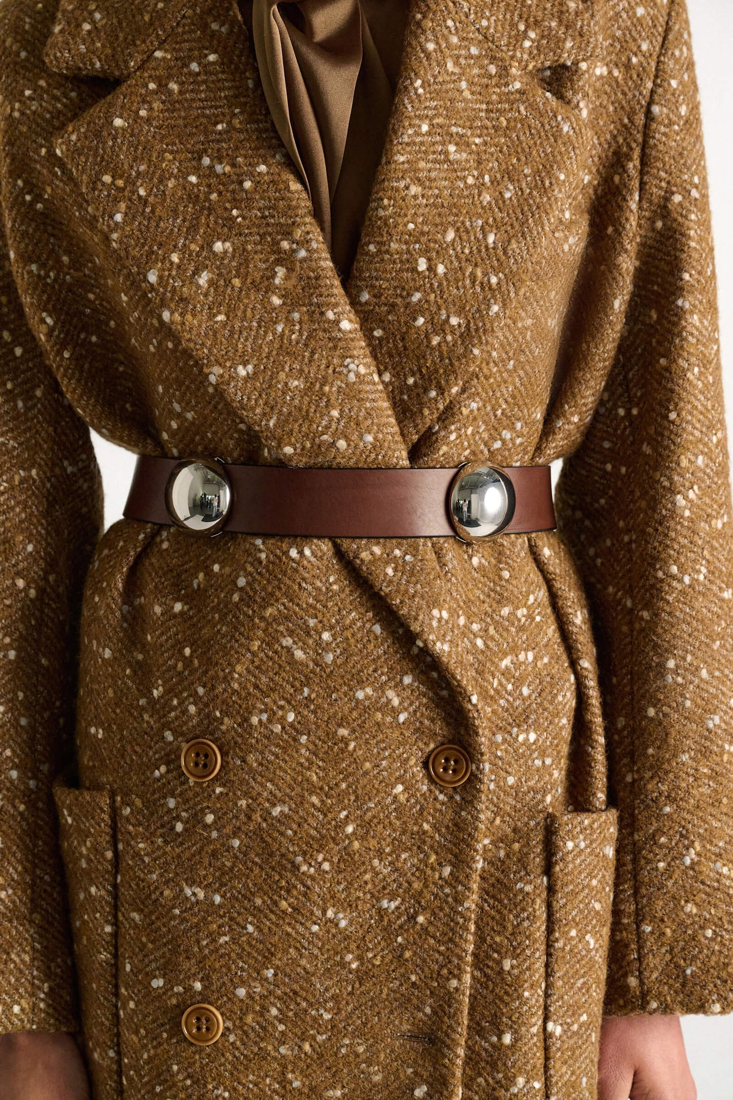 TRUE CUOIO 5cm STUD BELT