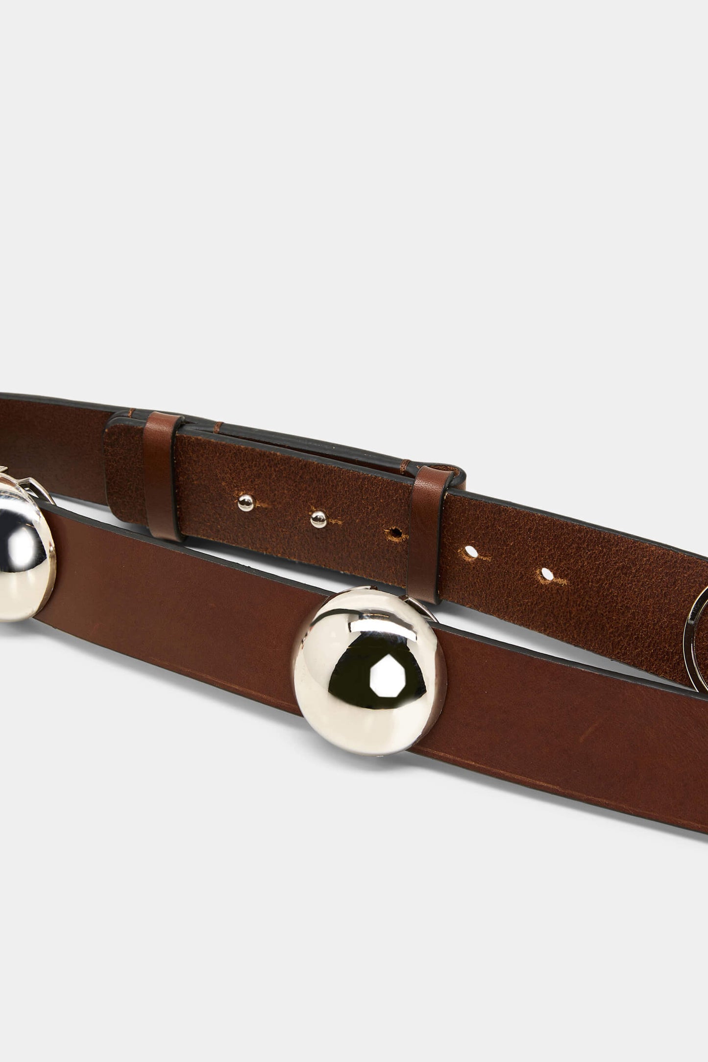 TRUE CUOIO 5cm STUD BELT