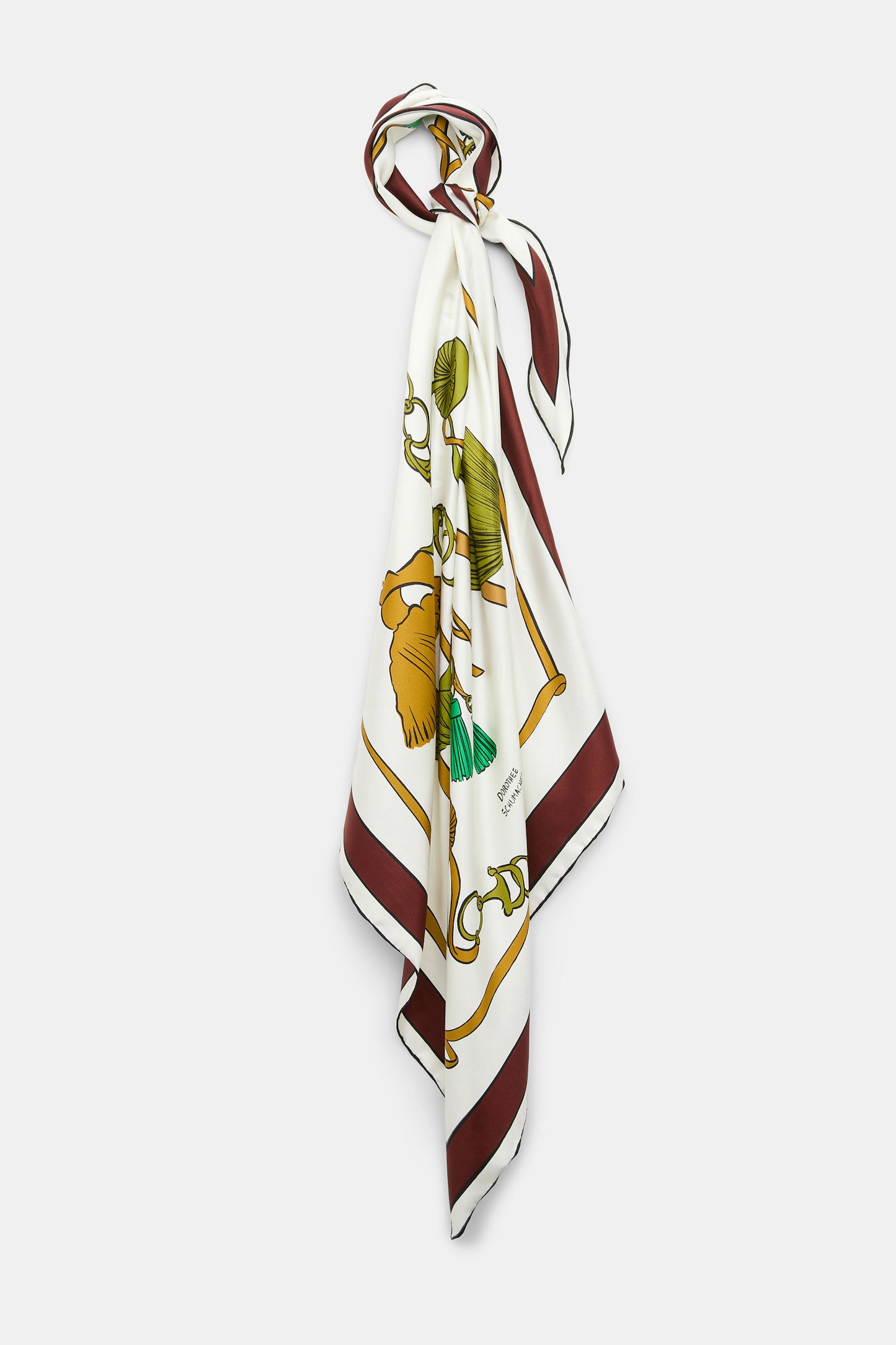 BROWN COSMIC FUNGHI SCARF