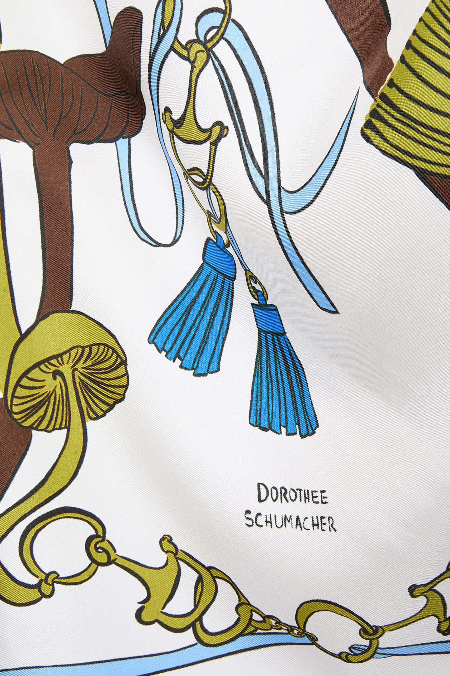BLUE COSMIC FUNGHI SCARF