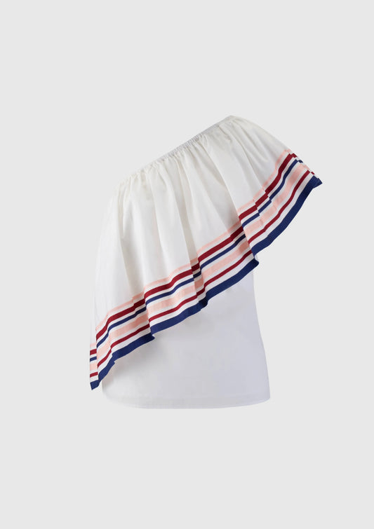 RIBBON WEDGE TOP