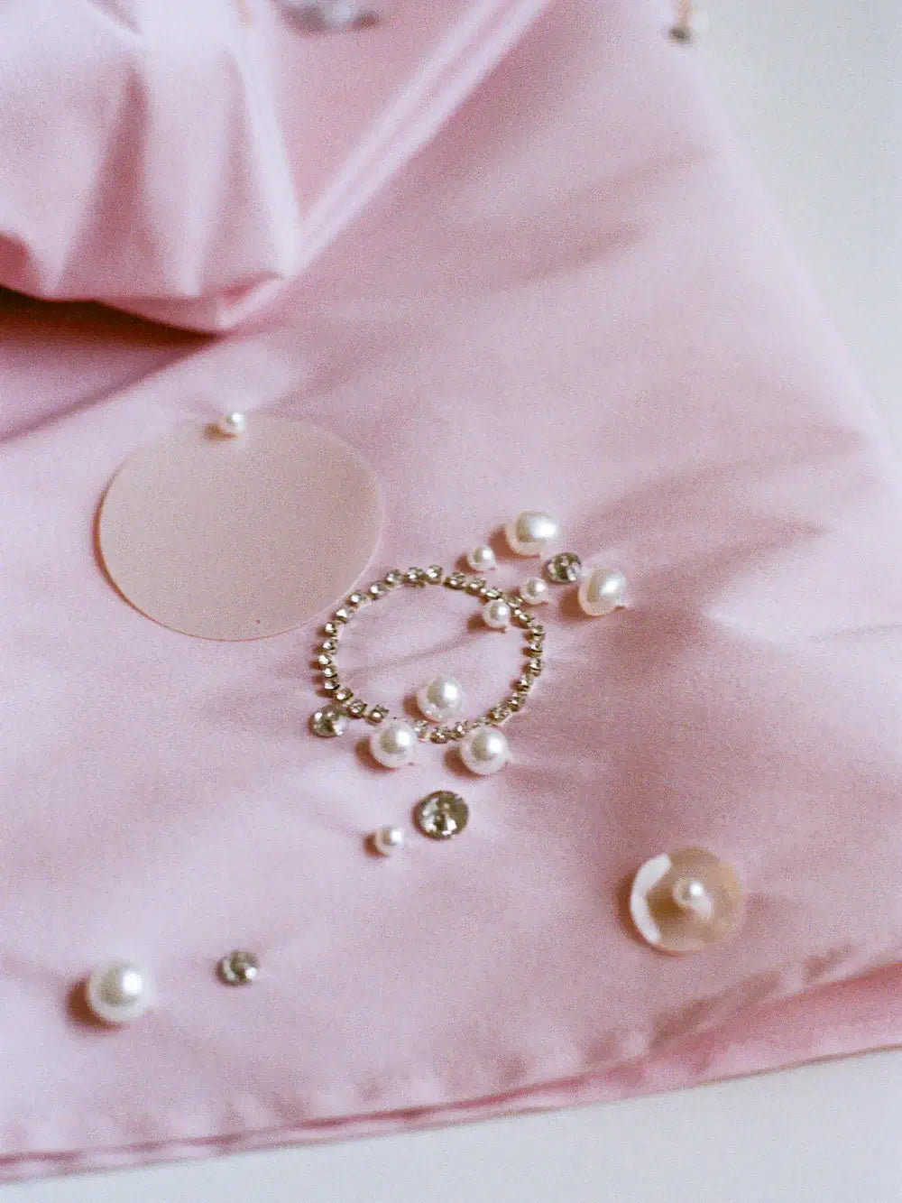 SHORT DRESS WINNIE PEARL EMBROIDERY