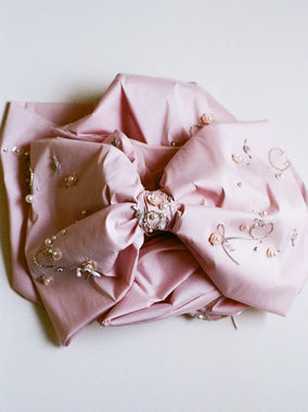 SHORT DRESS WINNIE PEARL EMBROIDERY