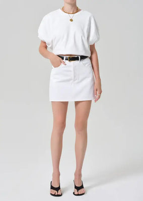 RAMONA SKIRT- SOFT WHITE