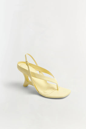 DARYA LEATHER WEDGE THONG SANDAL