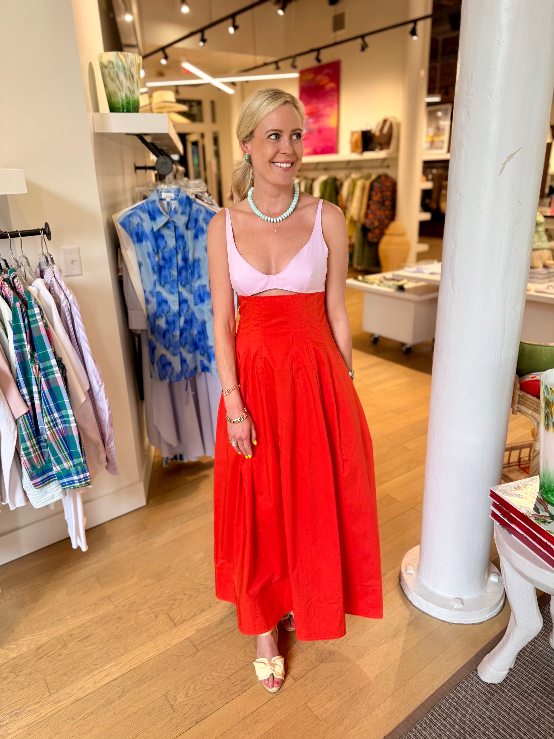 MADDY COTTON MIDI DRESS MADDY COTTON MIDI DRESS