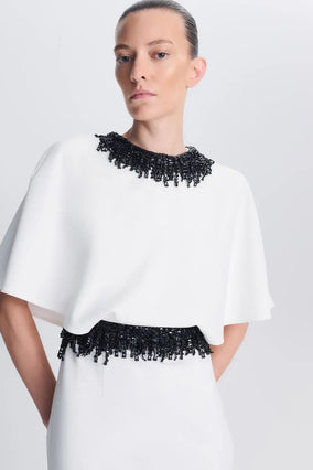 Vantrel S/S Gown - Ivory