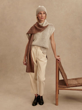 LAUREN PLATED KNIT TANK