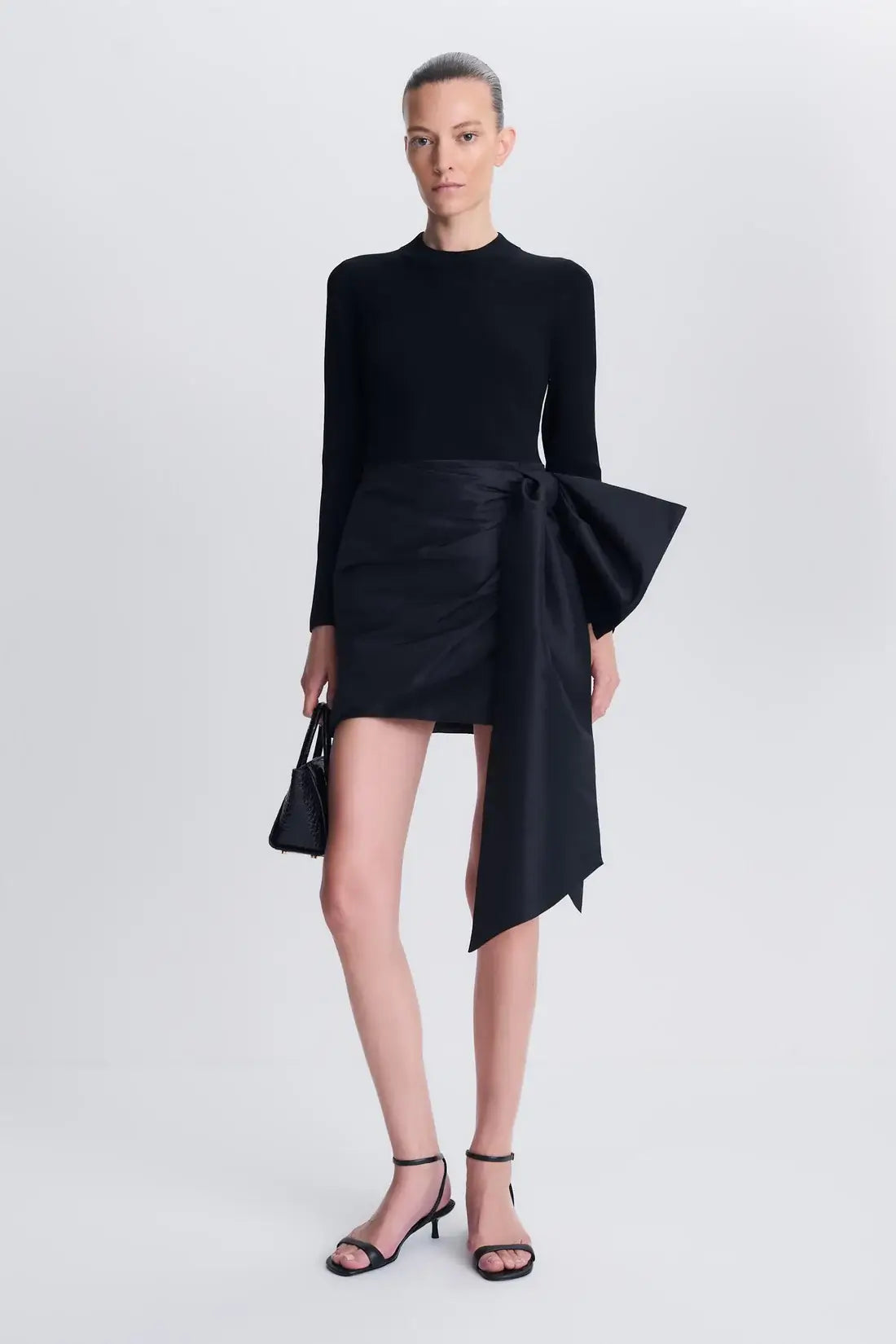 Tedda L/S Mini Dress - Black