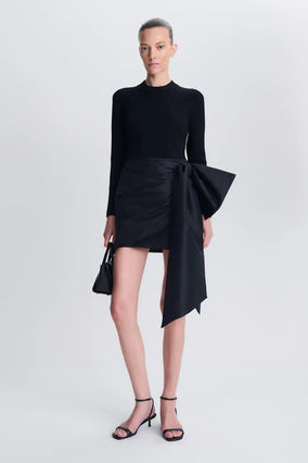 Tedda L/S Mini Dress - Black