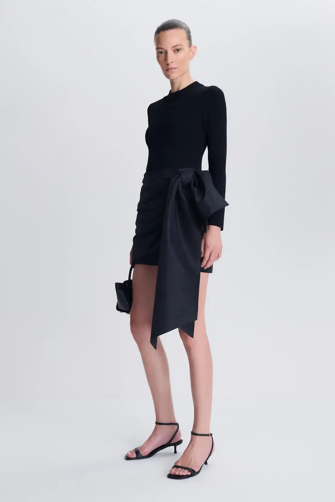 Tedda L/S Mini Dress - Black