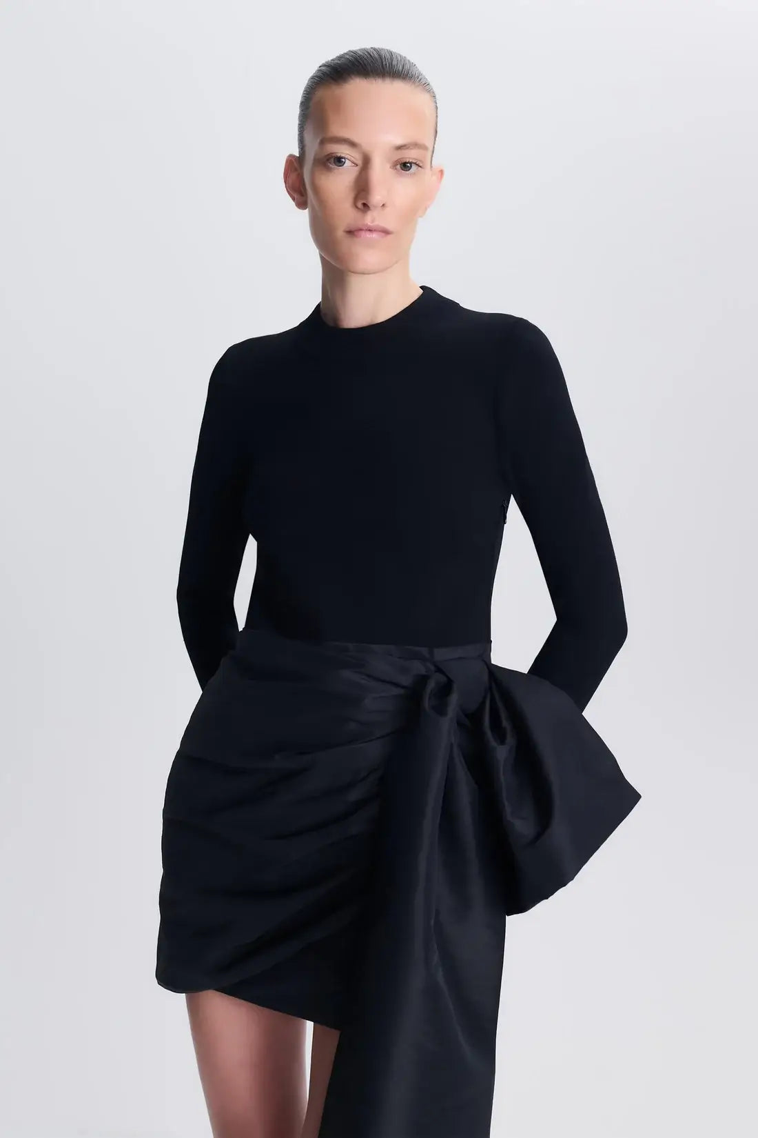 Tedda L/S Mini Dress - Black