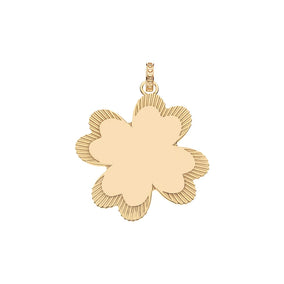 LUCKY IN LOVE CLOVER PENDANT IN TURQUOISE