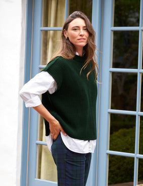 MONTECITO VEST - BRITISH RACING GREEN