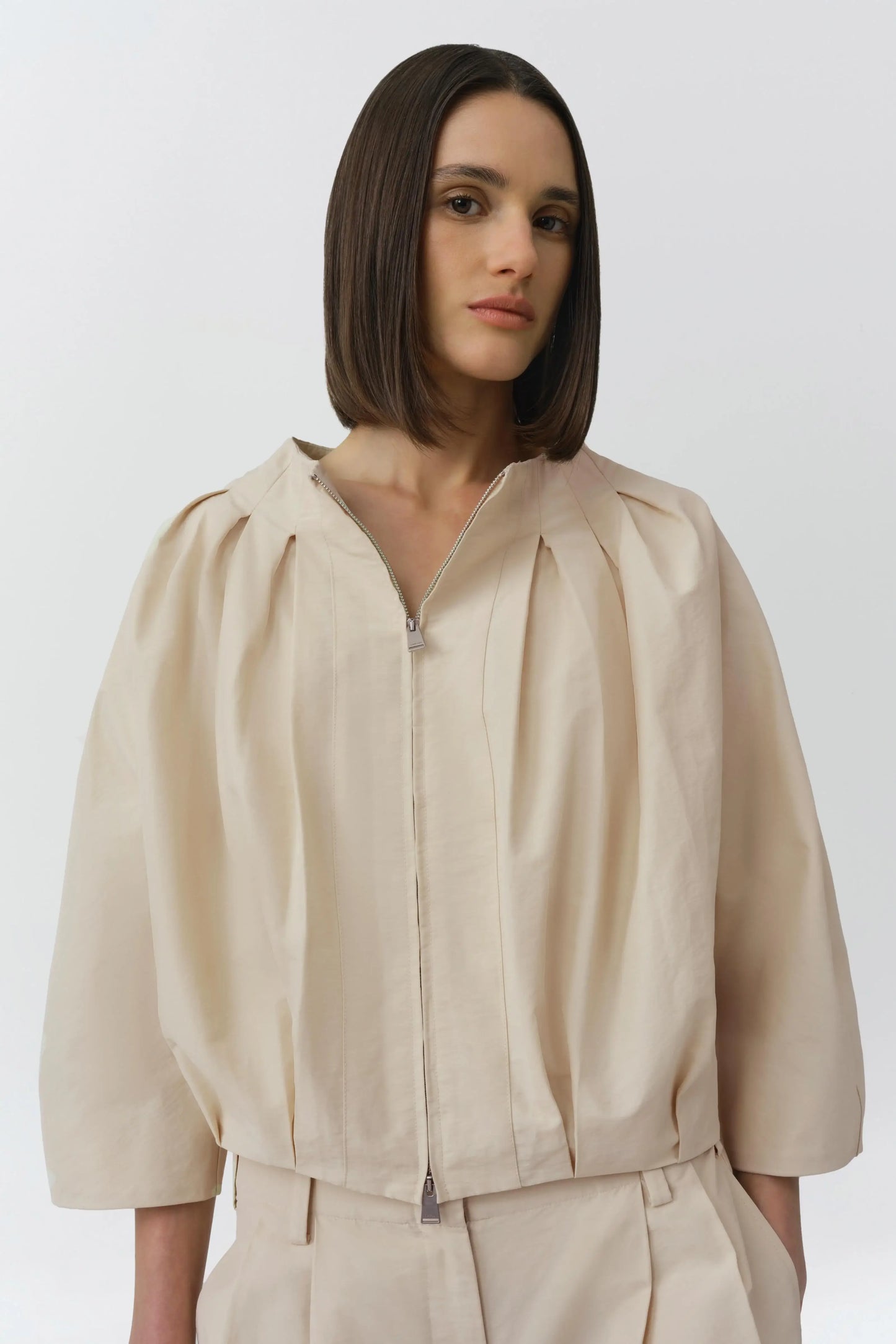 JESS PLEATED JACKET