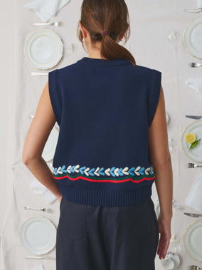 HAND EMBROIDERED SWEATER