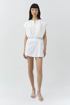 DEVLIN COTTON PLEATED MINI SKORT