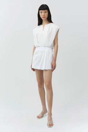DEVLIN COTTON PLEATED MINI SKORT