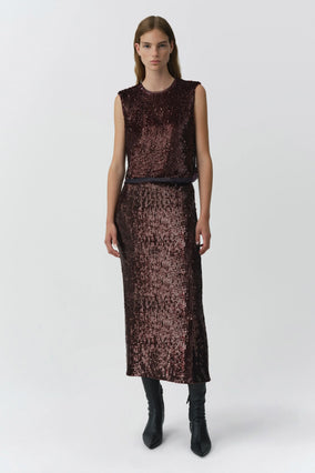 NIKKI MIDI SKIRT