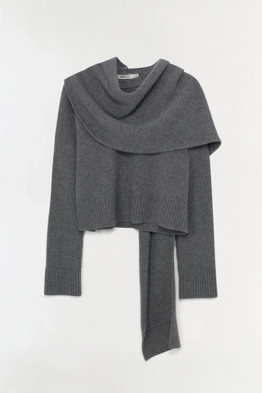ELSON SCARF SWEATER