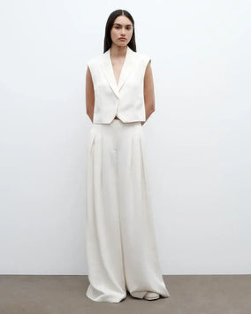 CROPPED TAILORED VEST