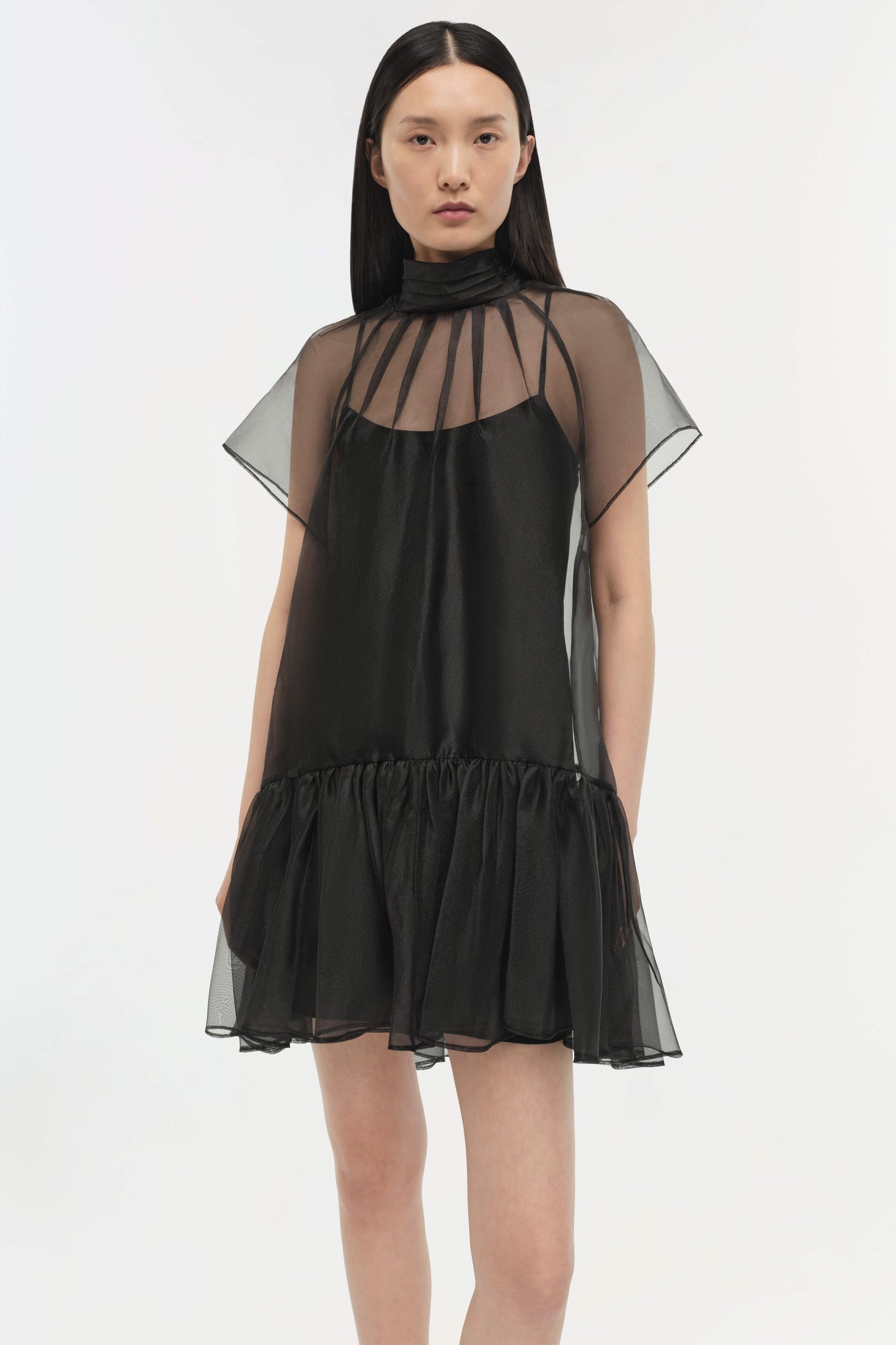 BEAUX TIERED MINI DRESS