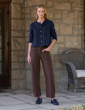 EVERYDAY BARREL PANT IN IRISH COFFEE