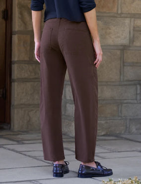 EVERYDAY BARREL PANT IN IRISH COFFEE