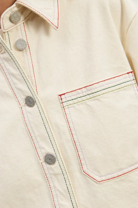 NORMA CROPPED DENIM JACKET