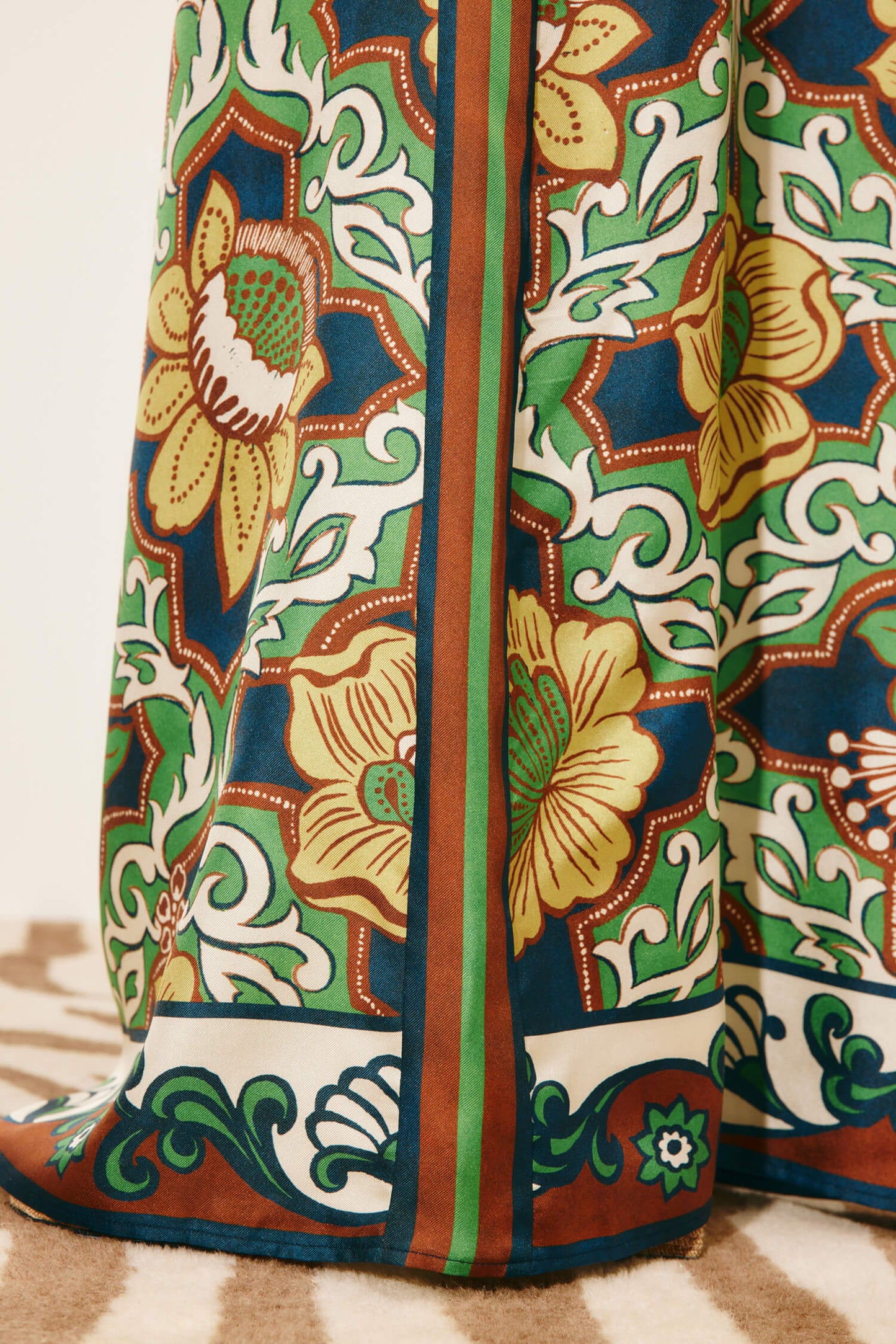 LIANA SILK PALAZZO PANT