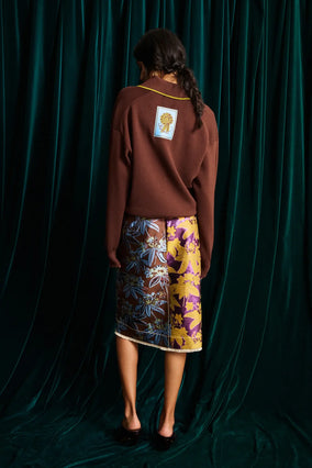 BODIE JACQUARD SKIRT