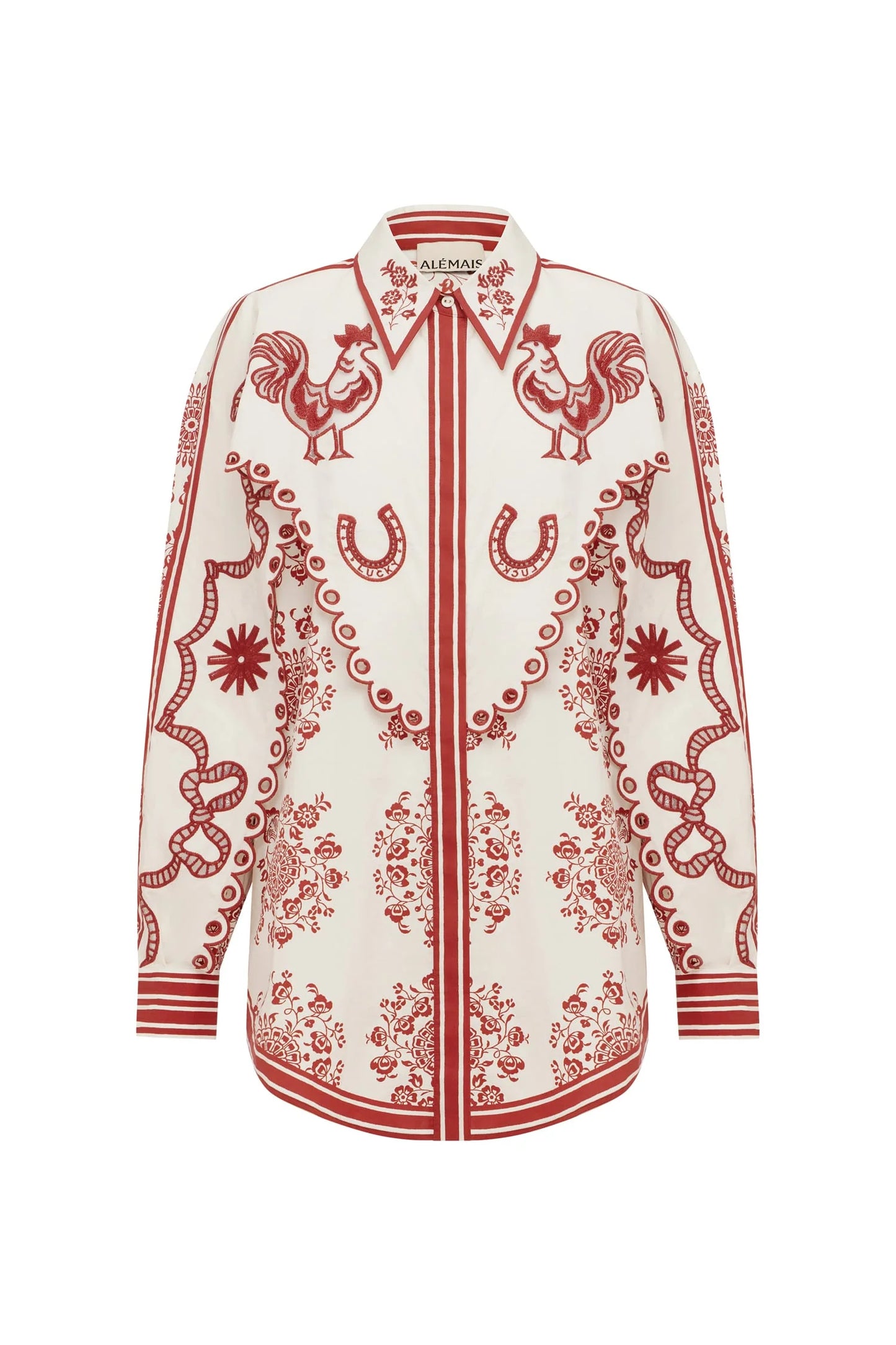 GIDDY EMBROIDERED SHIRT
